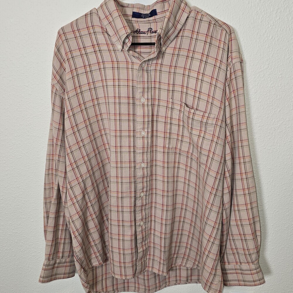 Alan Flusser XL Plaid Button Up Shirt Killer Klowns From Outer Space Graphic - Picture 5 of 9